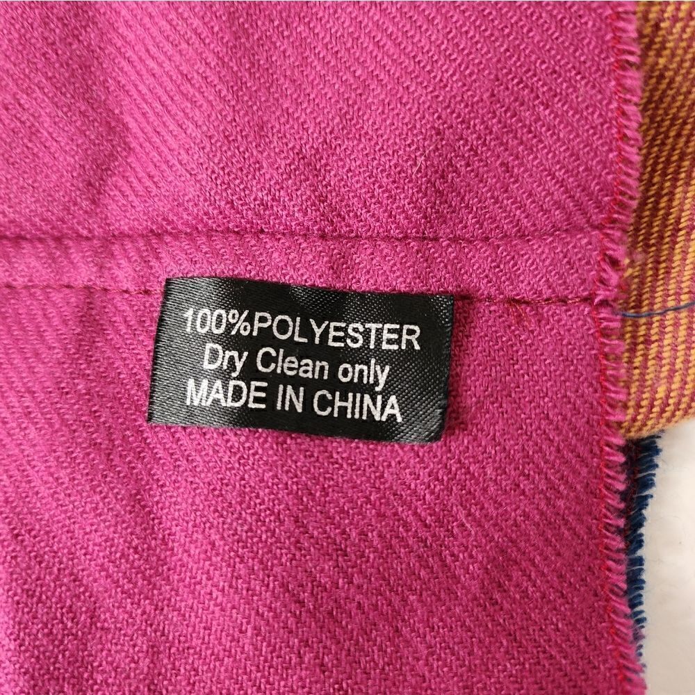 5/$20 Multicolored plaid infinity scarf - Picture 4 of 4